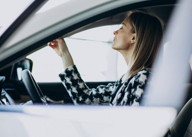 Jauna verslininkė renkasi automobilį